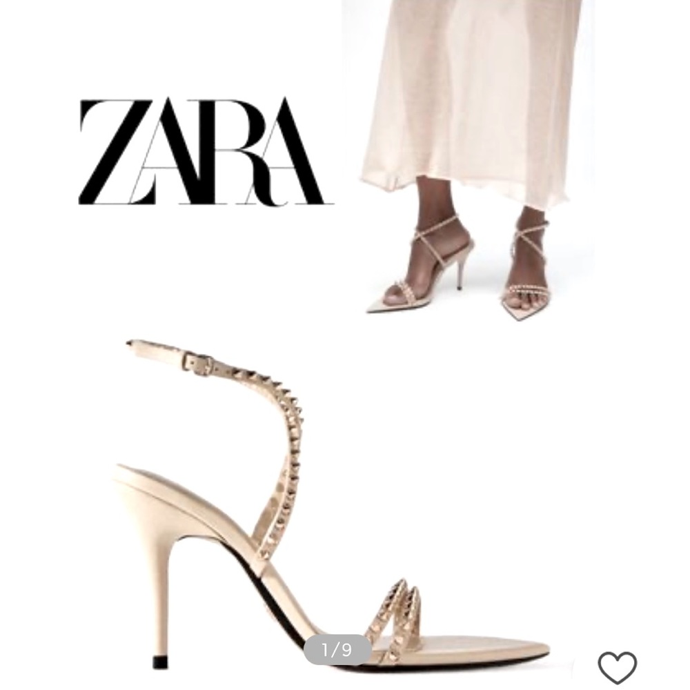 Zara studded heel